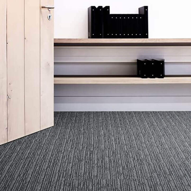 Interface Yuton 105 4159014 Coal Carpet Tiles - DCTUK