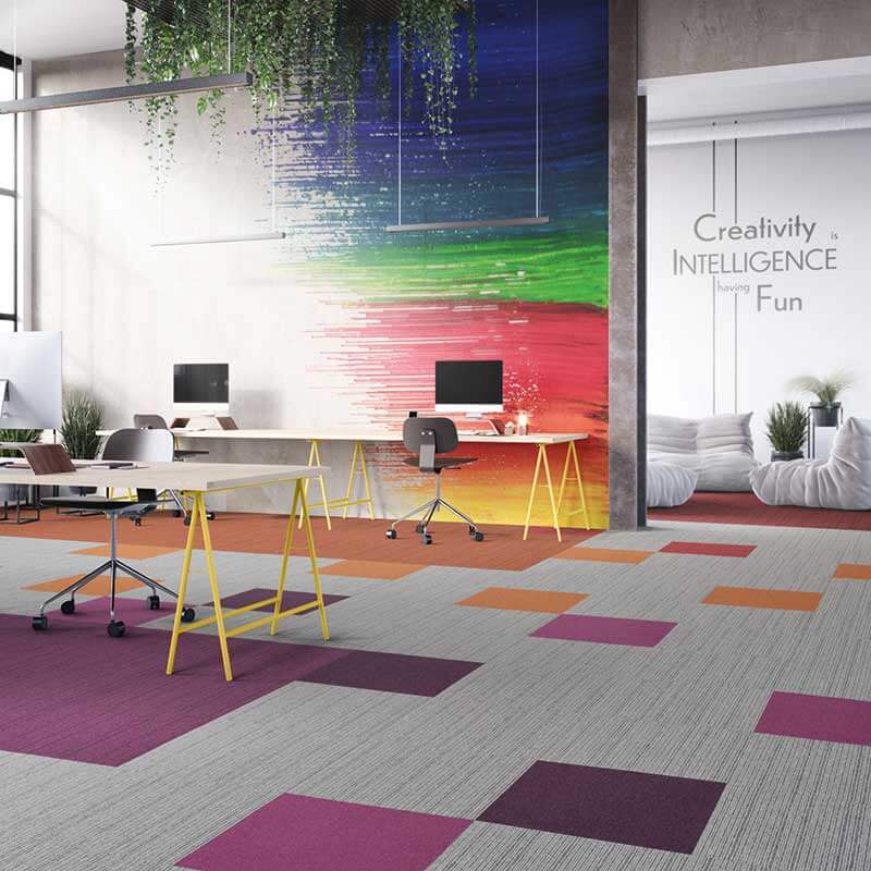 Mohawk Art Intervention - Expansion Point 273 Carpet Tiles - DCTUK