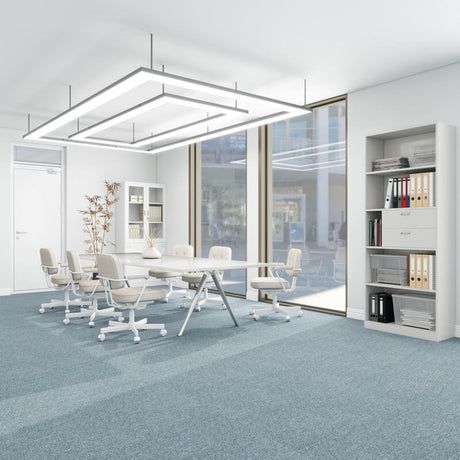 Nouveau Workspace Almost Black Carpet Tiles - DCTUK